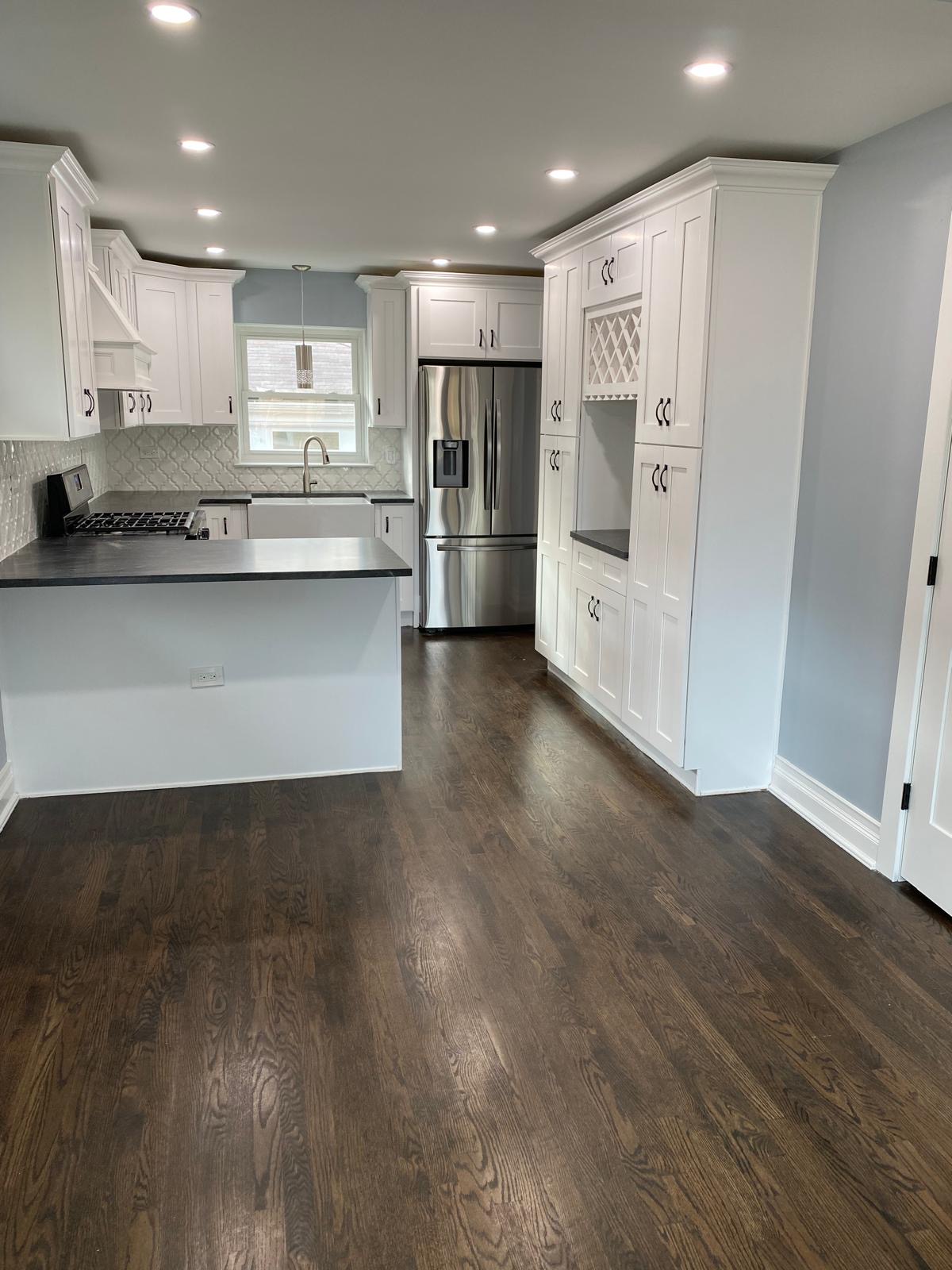 Kitchen interior painting